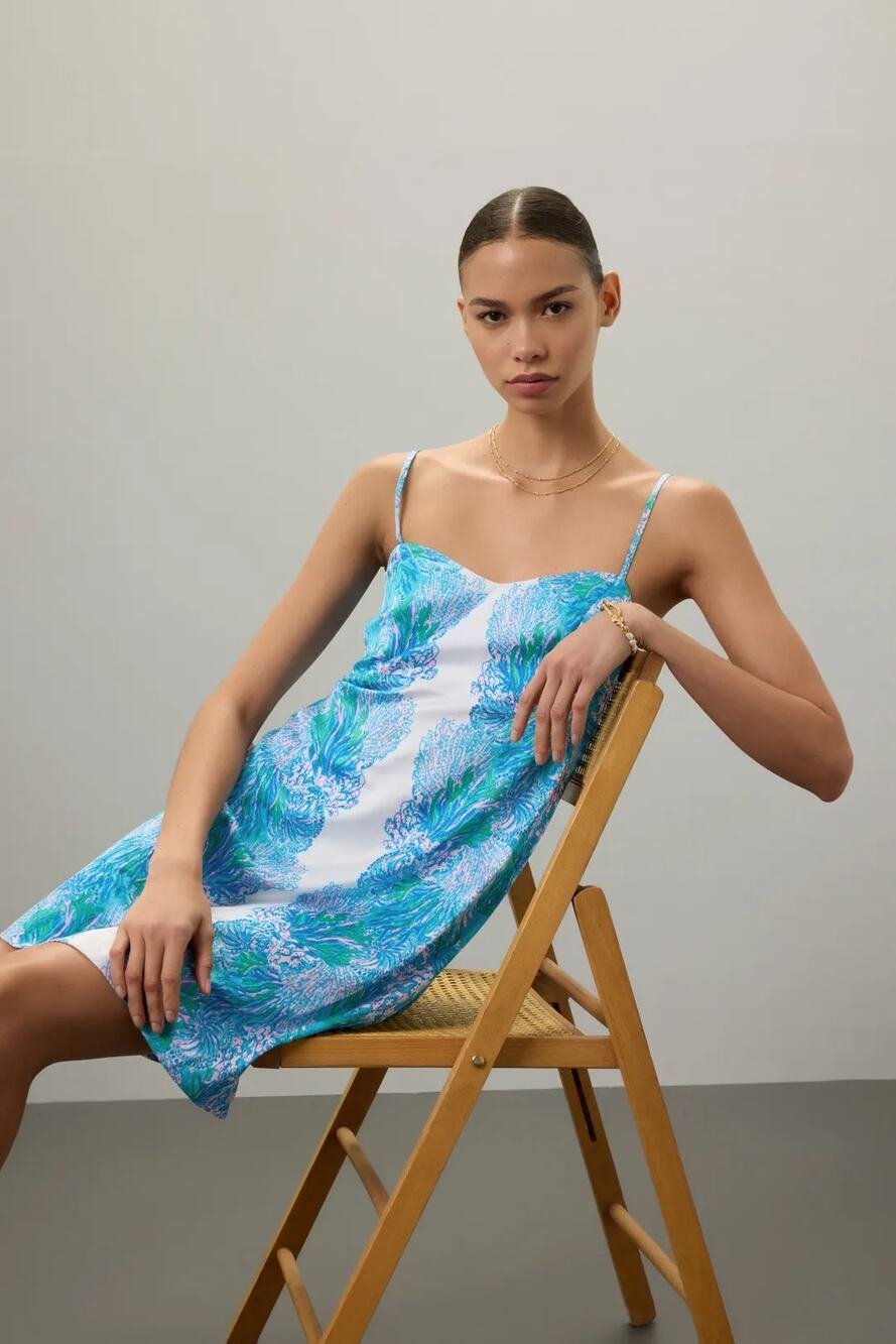 Lilly Pulitzer Gillian Satin Slip Dress